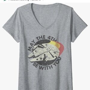 Star Wars Gray Graphic Tee